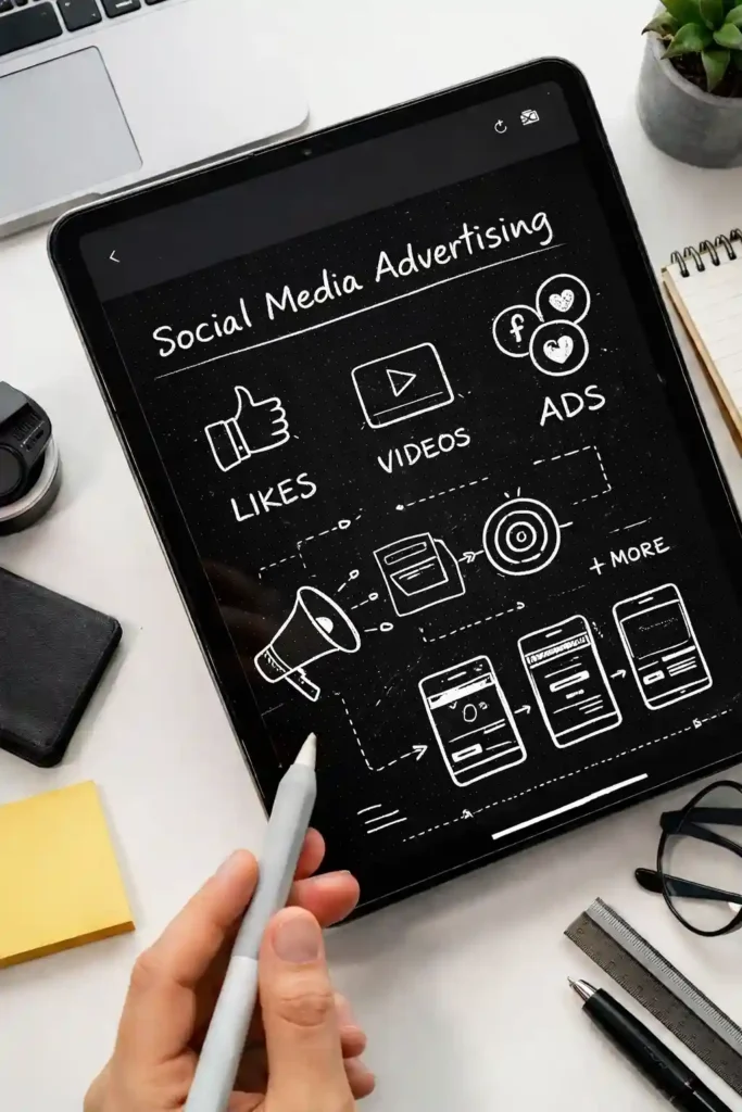 social media advertising on ipad