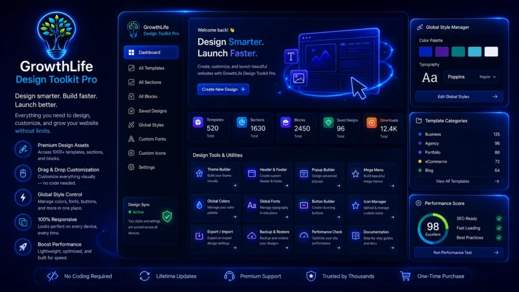 GrowthLife Design Toolkit Pro