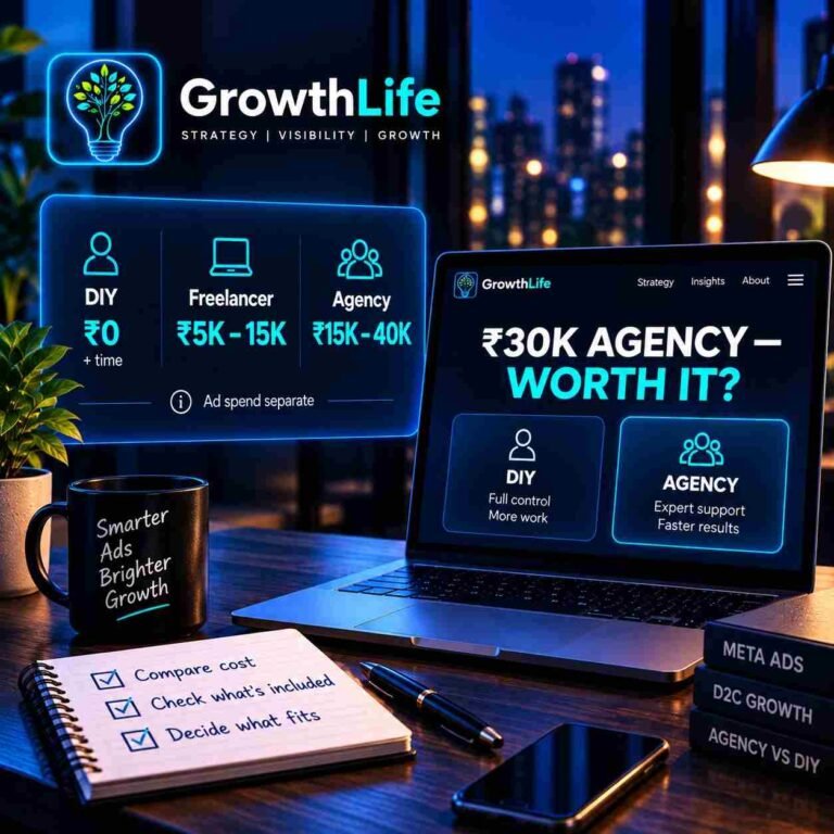 Is a ₹30,000/month marketing agency worth it for a small Indian business, or should I just do it myself?