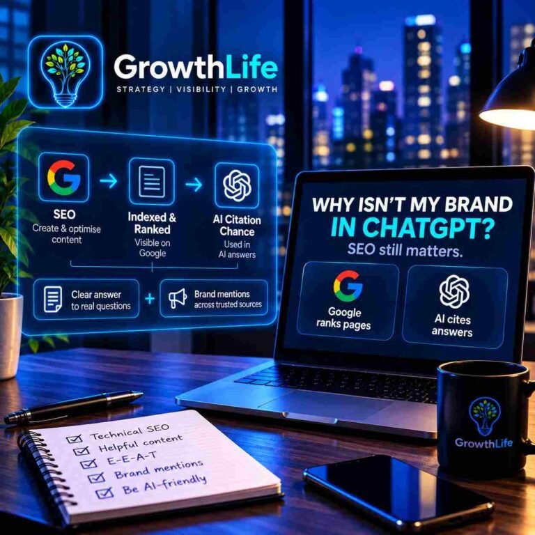 Why doesn’t my brand show up when people ask ChatGPT, and does traditional SEO still matter?